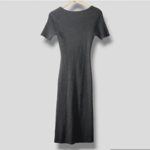 FALL/WINTER- RIPE- Long Knit T Shirt Dress- Grey- Medium- Like New - Picture 2 of 5